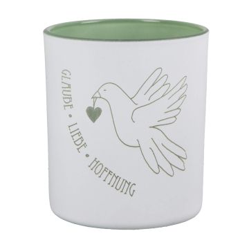 Windlicht "Glaube - Liebe - Hoffnung" - kleine Ausführung