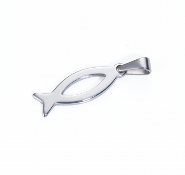 Anhänger "Fisch" - Edelstahl