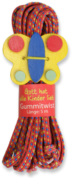 Gummitwist-Band "Gott hat alle Kinder lieb"