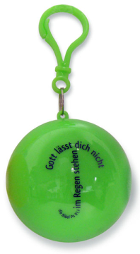 Regenponcho "Gott lässt dich nicht im Regen stehen"
