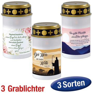 Spar-Paket: 3 Grablichter