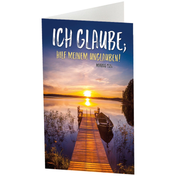 Foto-Tasse "Ich glaube: hilf meinem Unglauben!"