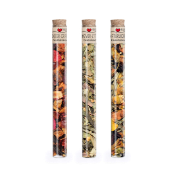 Preview: 3er-Set Tee "Ingwer Zitrone - Kräuter - Erdbeer Cranberry"