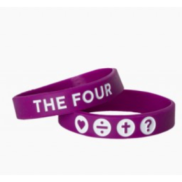 The Four Armband - violett 18 cm