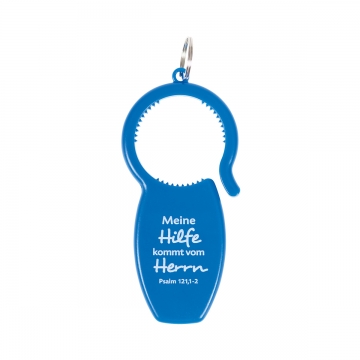 Öffnerhilfe mit Kapselheber "Meine Hilfe kommt vom Herrn"