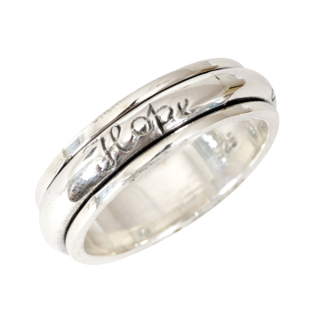 Ring "Love/Faith/Hope" - 925er Sterlingsilber