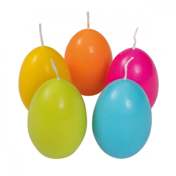 Preview: Osterei Kerze "Frohe Ostern"