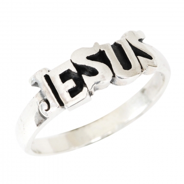 Ring "Jesus" - 925er Sterlingsilber