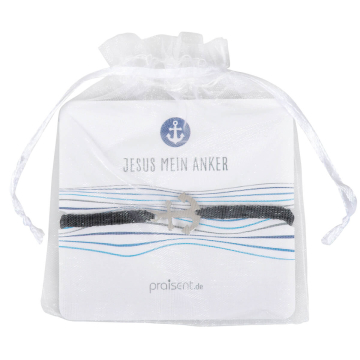 Armband "Anker" - geflochten