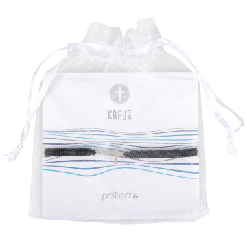 Armband "Kreuz" - geflochten