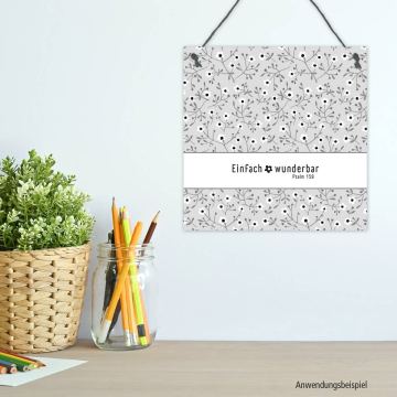 Deko-Schild "Einfach wunderbar"