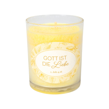 Duftkerzenglas - Gott ist die Liebe
