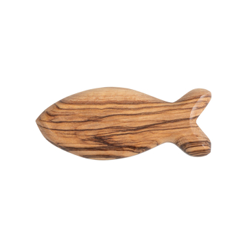 Preview: Handschmeichler Fisch aus Olivenholz