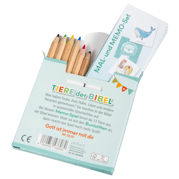 Mal- und Memo-Set "Tiere der Bibel" - Motiv Löwe