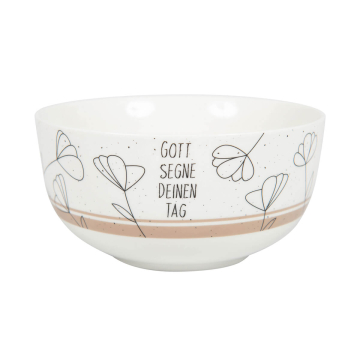 Müslischale - Gott segne Deinen Tag