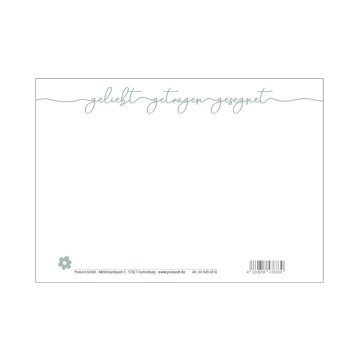 Postkarte - geliebt-getragen-gesegnet