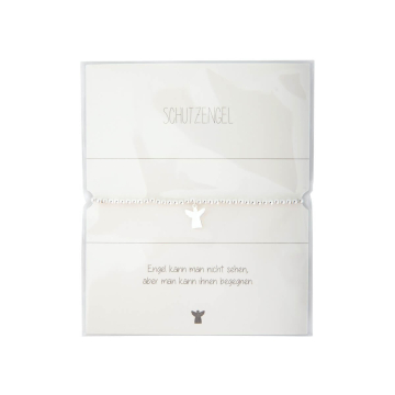 Kugelarmband mit Anhänger Engel