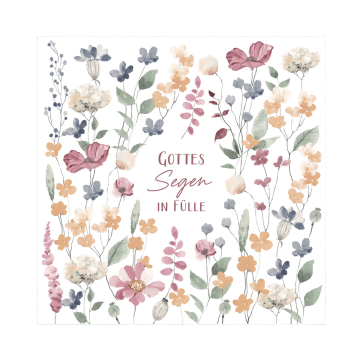 Servietten - Gottes Segen in Fülle Servietten - Gottes Segen in Fülle