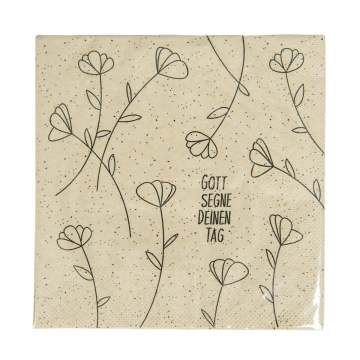 Öko-Servietten - Gott segne Deinen Tag (20er Pack)