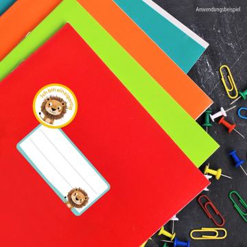 Namenssticker-Bogen "Gott ist immer mit dir!"