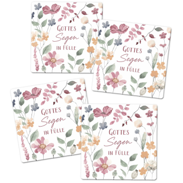 Untersetzer-Set - Gottes Segen in Fülle
