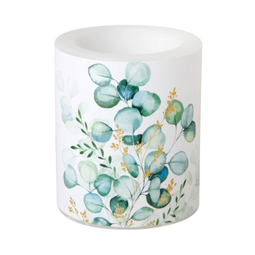 Wachskerze Windlicht - Eukalyptus