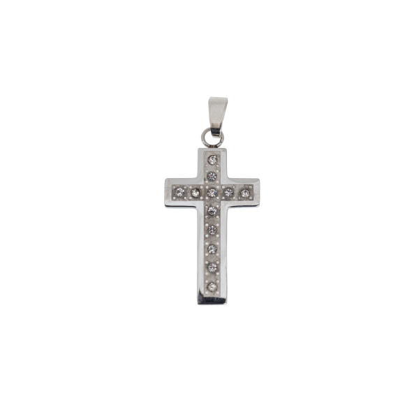 Anhänger "Kreuz" - Zirkonia