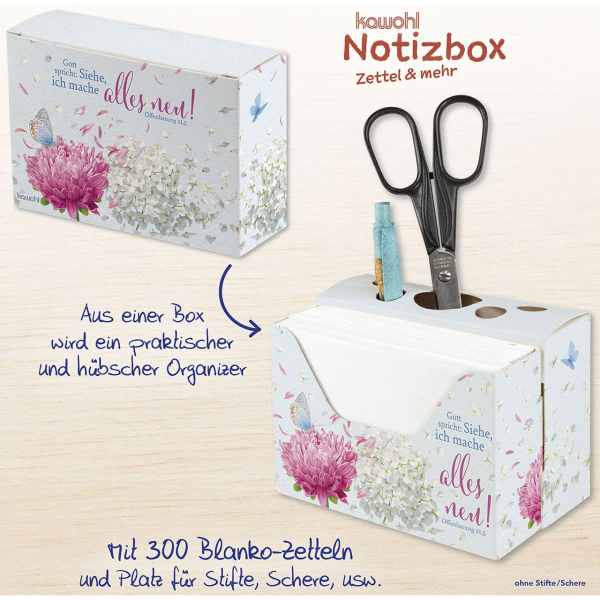 Notizzettelbox - Gott spricht: Siehe, ich mache alles neu!
