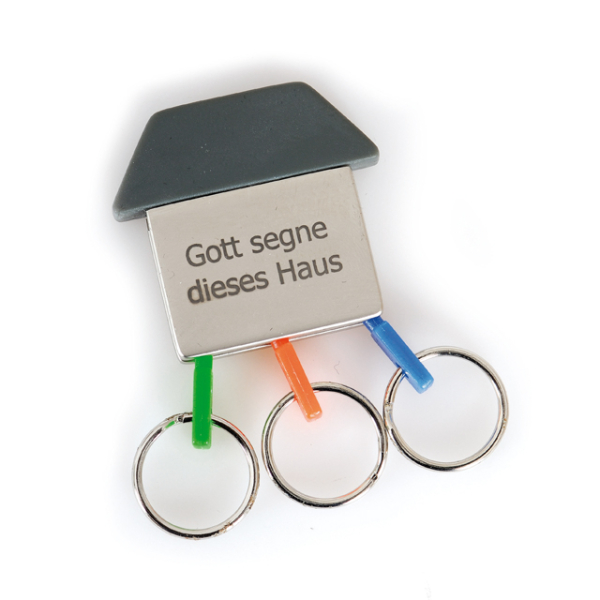 Schlüsselanhänger "Gott segne dieses Haus"