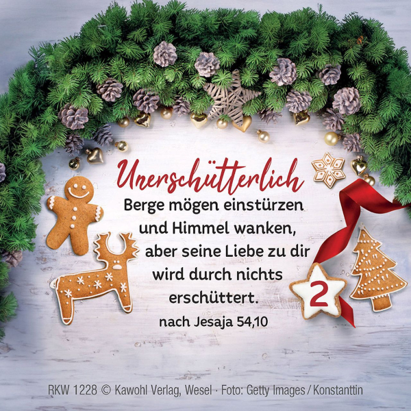 Adventskalender-Genussworte für den Advent