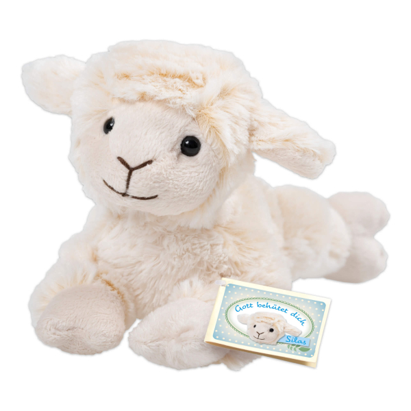 Kuscheltier - Schäfchen Silas "Gott behütet dich"