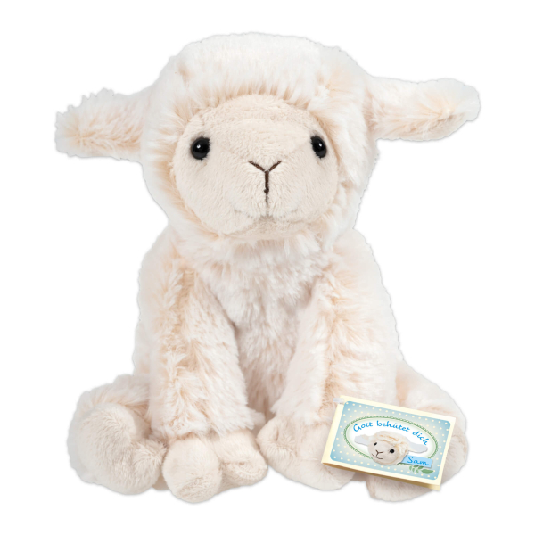 Brettspiel mit Plüschtier „Wolli, das verlorene Schäfchen“