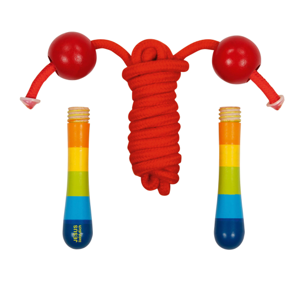 Springseil "Regenbogen" - Jesus liebt dich