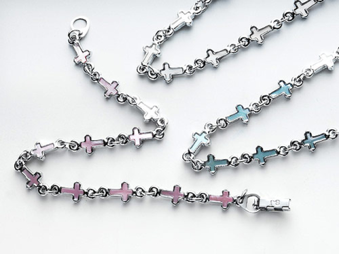 Armband "Metall-Kreuz"