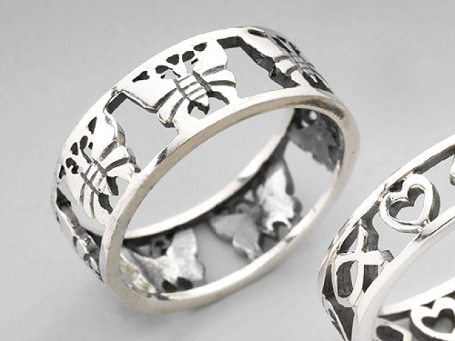 Ring "Butterfly" - Sterlingsilber