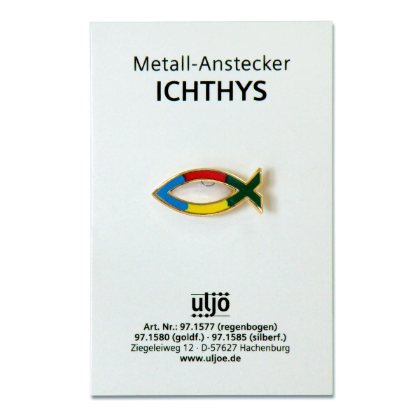 Metall-Anstecker Ichthys