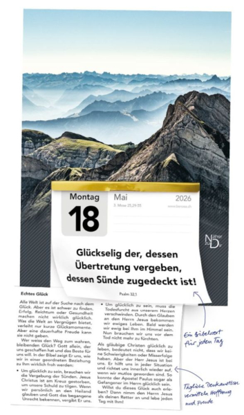 Näher zu Dir 2026 - großer Abreißkalender