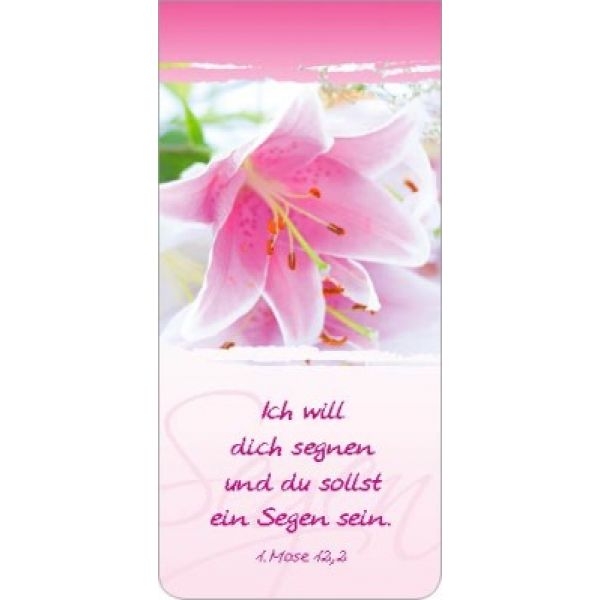 Magnetlesezeichen "Ich will dich segnen"