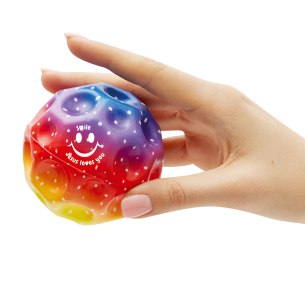 Springball „Regenbogen“ - Jesus loves you