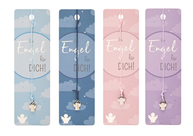 Lesezeichen mit Deko-Anhänger "Ein Engel für dich"