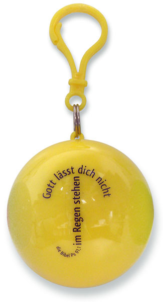 Regenponcho "Gott lässt dich nicht im Regen stehen"