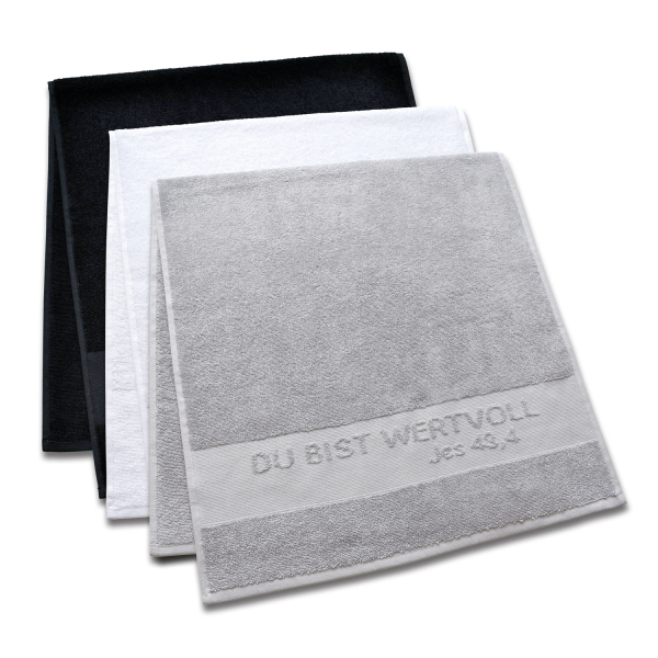 Handtuch "Du bist wertvoll"