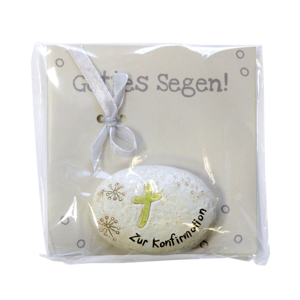 Geschenkstein "Konfirmation/Kreuz"