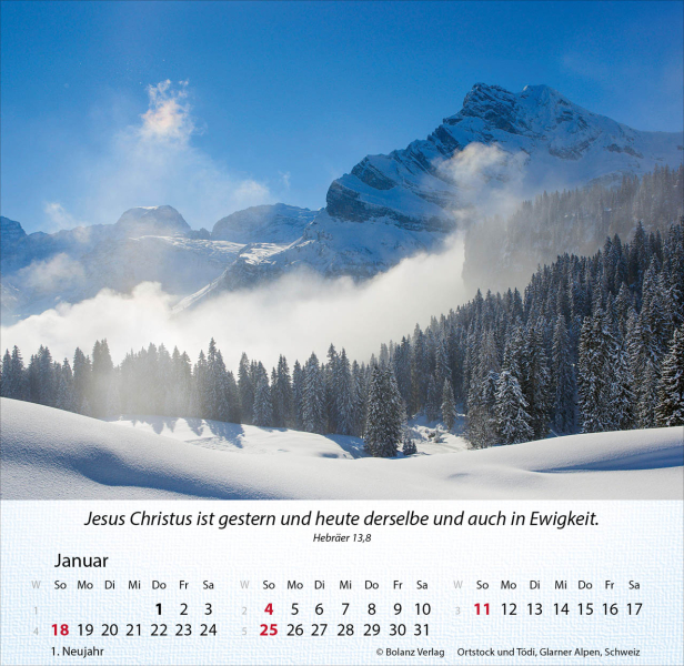 Kalender - Berge 2026 Kalender - Berge 2026