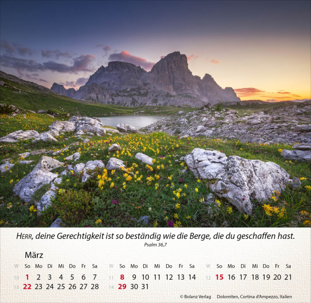 Kalender - Berge 2026 Kalender - Berge 2026