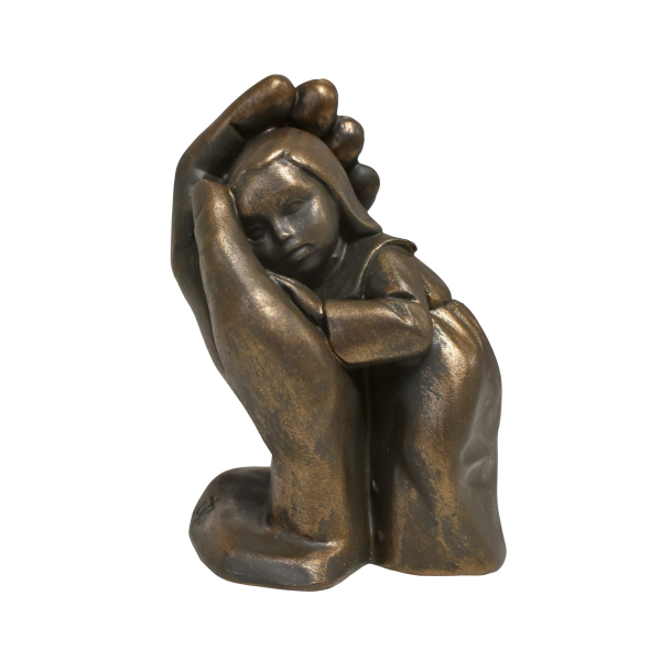 Steigerwald-Figur - Bleib Sein Kind - bronzefarben