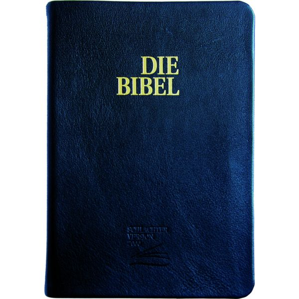 Schlachter Bibel 2000 - Taschenausgabe,Kalbsleder,flex.Einband