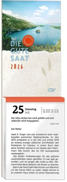 Die gute Saat - Abreißkalender 2026 - klein