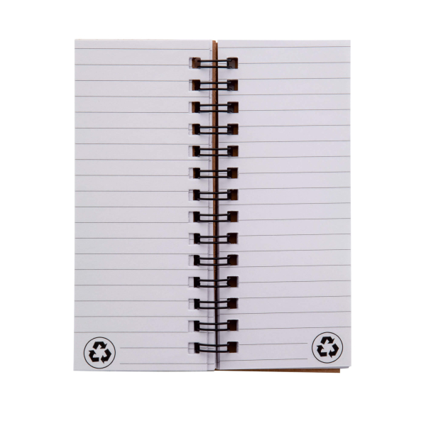 Multi-Notizbuch aus Weizenstrohkunststoff "Deine Gedanken sind kostbar Ps 139,17"