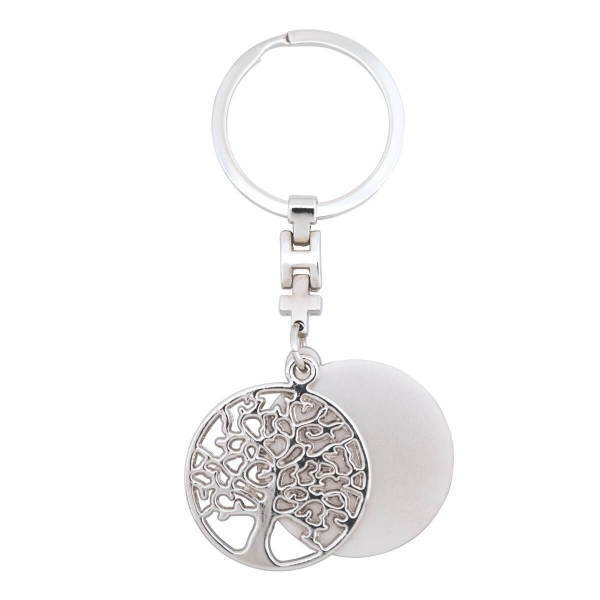 Schlüsselanhänger Lebensbaum - Metall